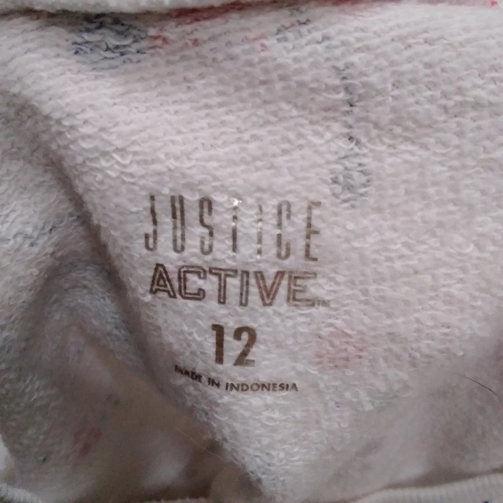 Justice Active Size 12 Paint Splatter Crop